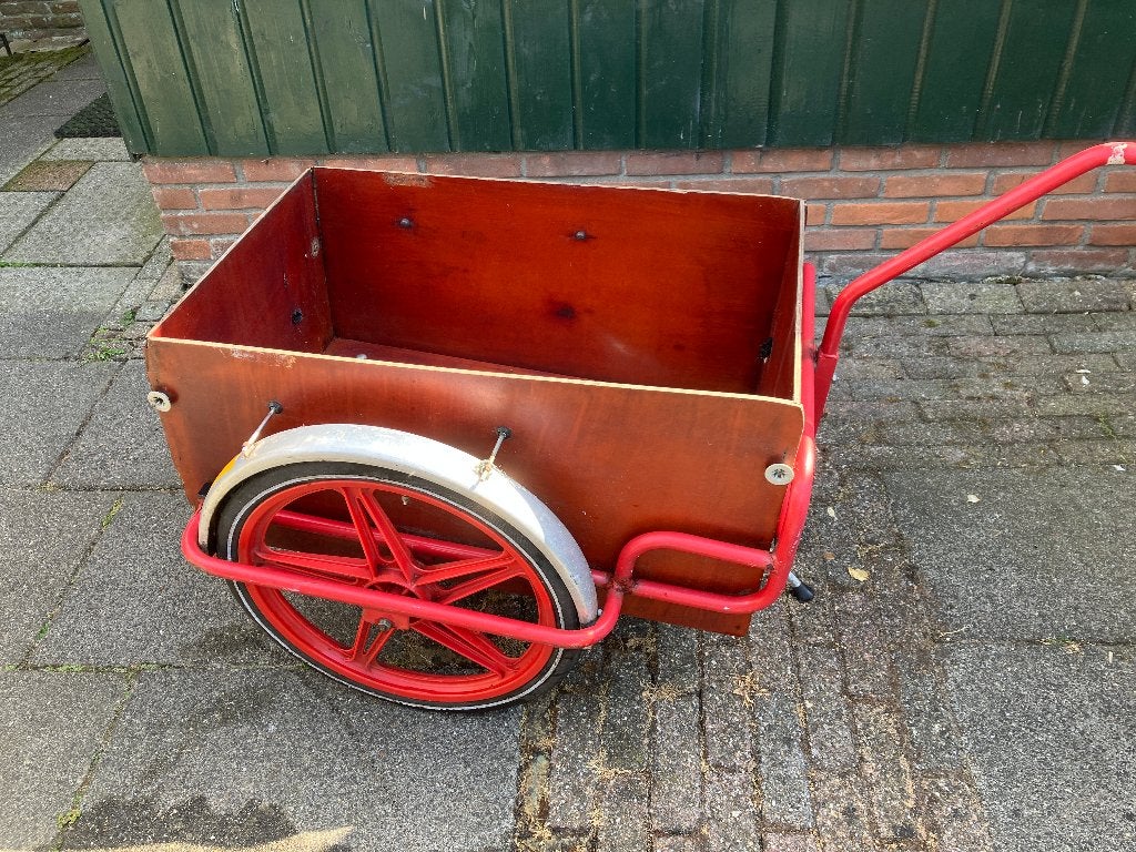 fietskar trekkar bolderkar hout, Ophalen, Gebruikt, Bagagekar