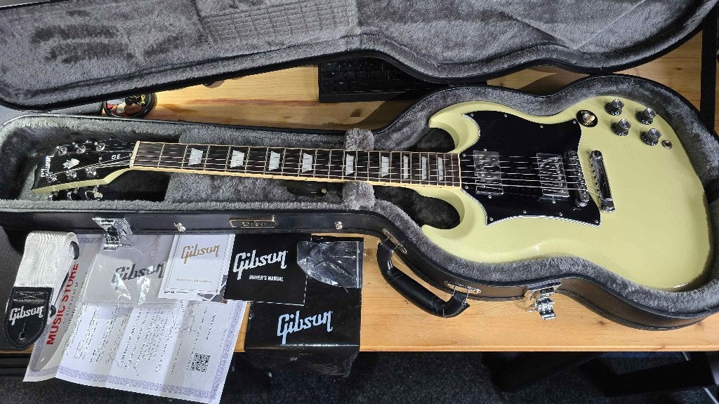 Gibson SG Standard 2023 Classic White, Ophalen, Zo goed als nieuw, Solid body, Gibson
