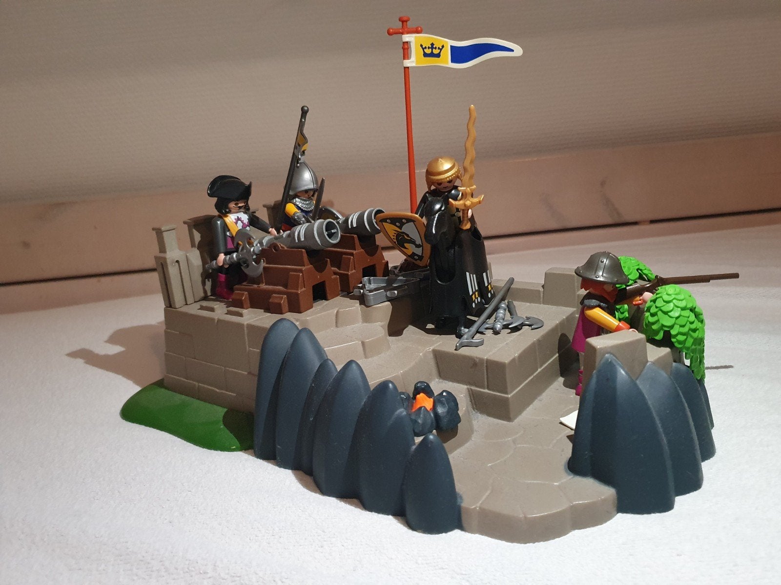 Playmobil Ridders 4133 - Compact Kasteel met Kanon, Gebruikt, Complete set, Ophalen of Verzenden, Kasteel/Fort