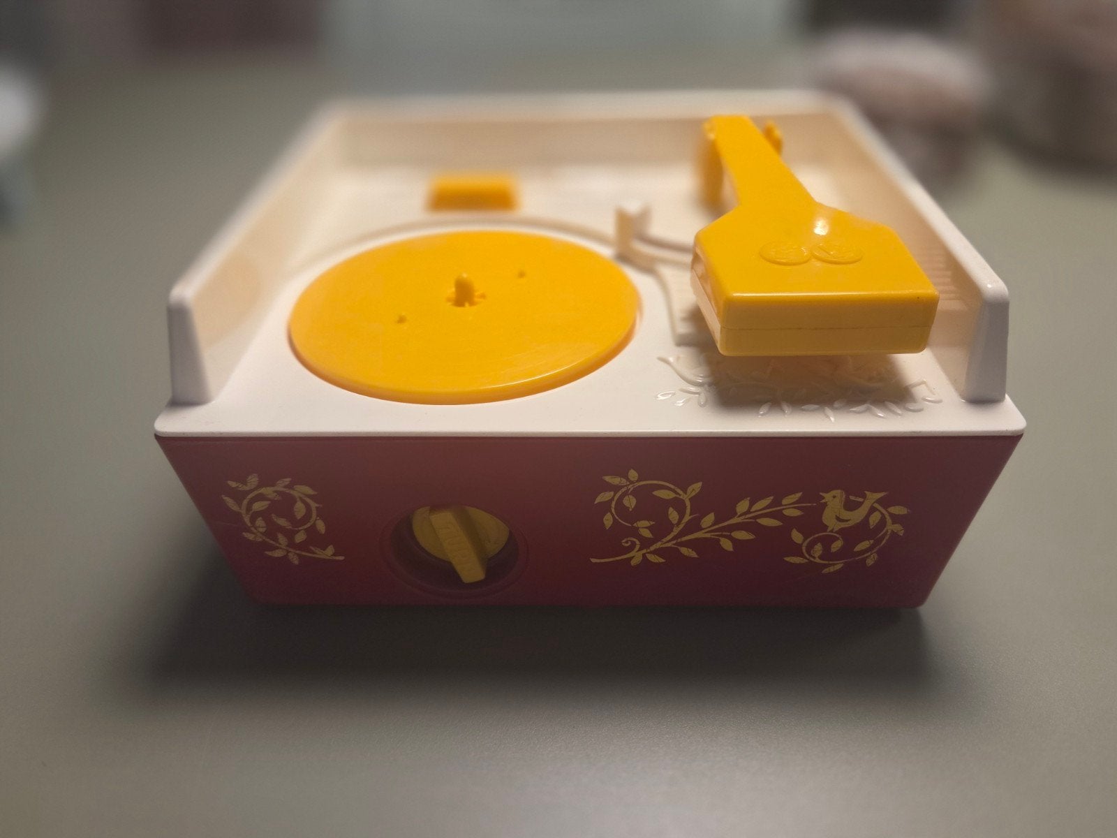 Fisher-Price Platenspeler met 5 platen, Ophalen of Verzenden, Gebruikt, Speelset, Met geluid