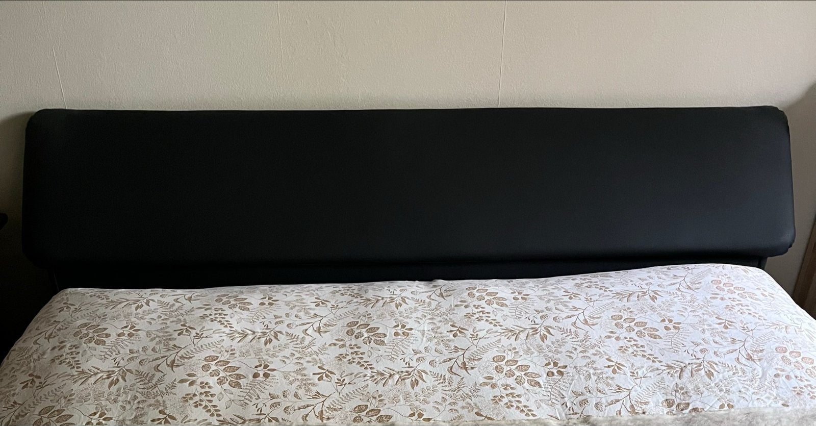 Zwarte achterwand waterbed  (los), Ophalen, 70 cm of minder, Tweepersoons, 190 cm of minder