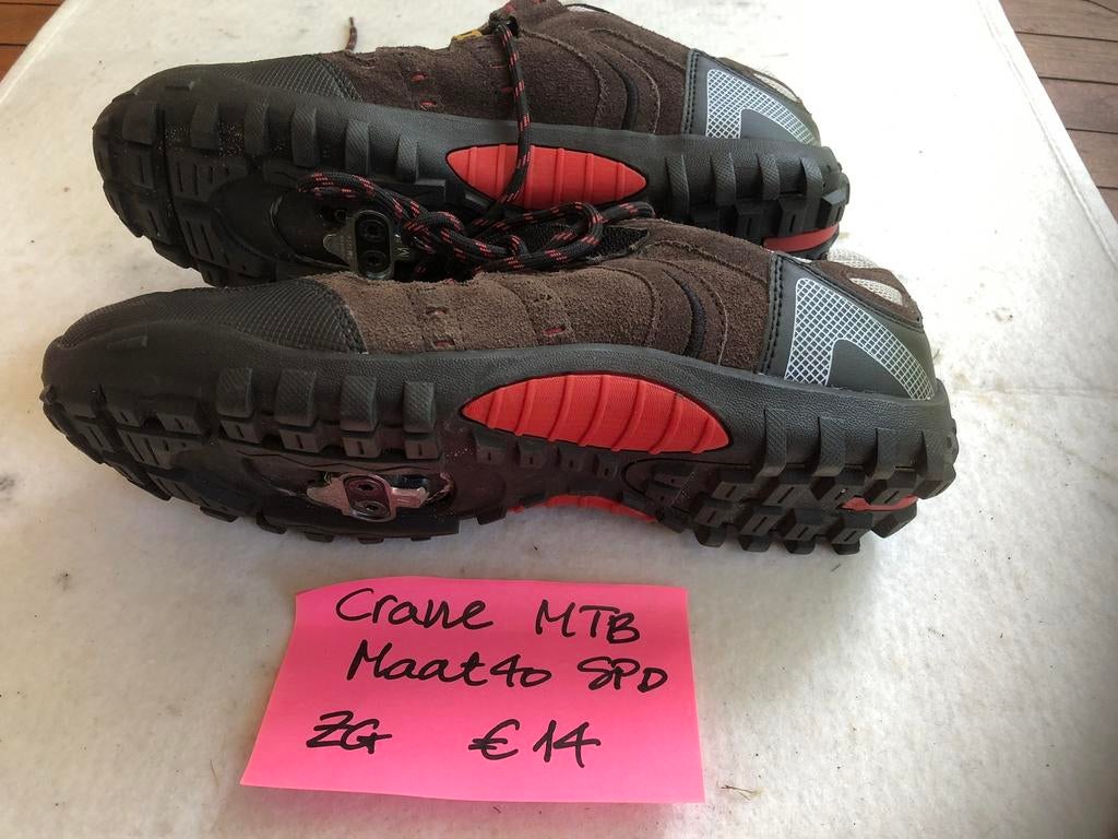 t.k.Crane MTB schoenen maat 40 SALE €11, Ophalen, Zo goed als nieuw, Helm