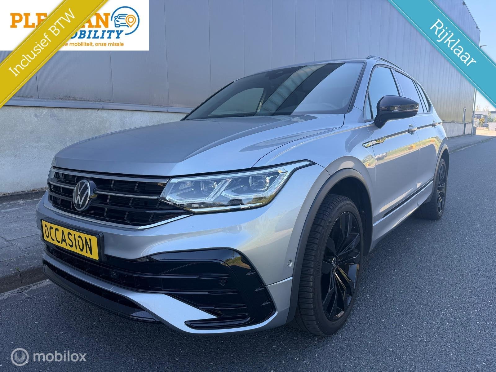 Volkswagen Tiguan Allspace 1.5 TSI R-Line Business+ 7p, Pano, Euro 6, 4 cilinders, 150 pk, Grijs