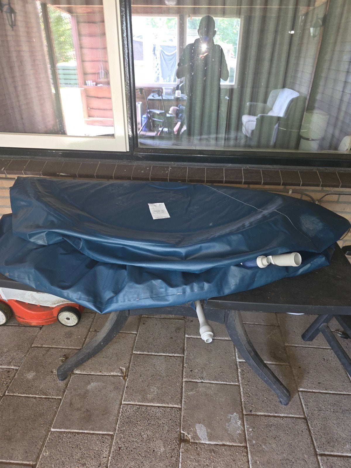 LAY-Z-SPA, Ophalen, Gebruikt, Afdekzeil, Opblaasbaar