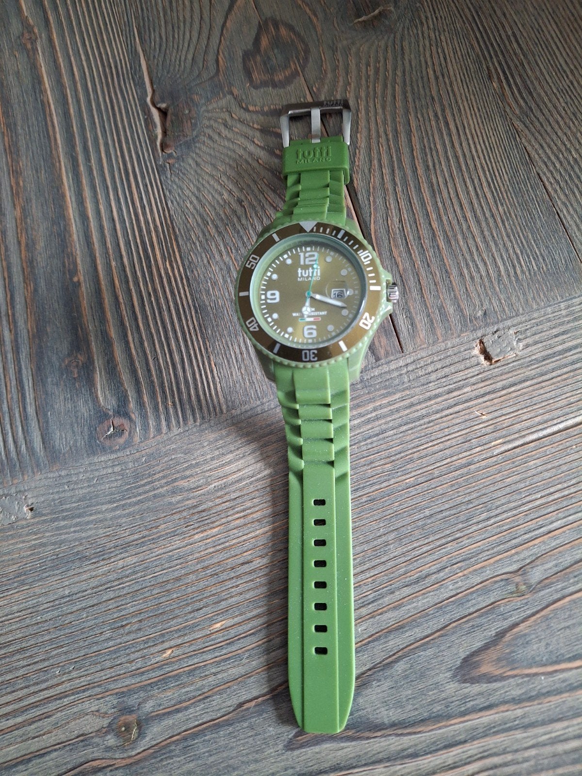 Tutti milano horloge, Ophalen of Verzenden, Zo goed als nieuw, Zwart, Jongen of Meisje