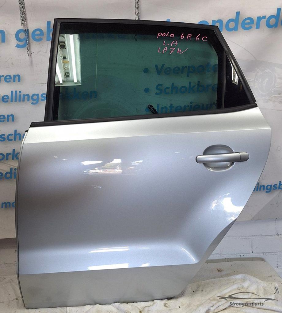 Deur Portier VW Polo 6R 6C links achter compleet kleur LA7W, Auto-onderdelen, Gebruikt, -, -, Ophalen of Verzenden