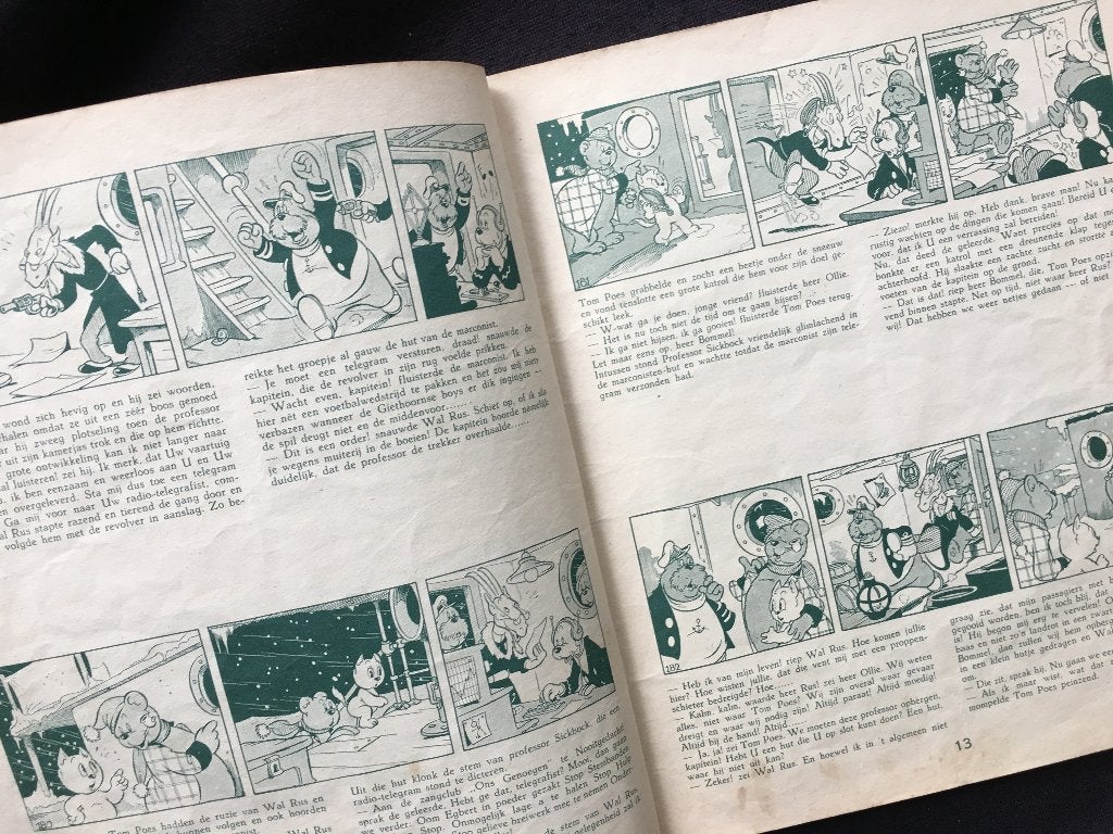 Maarten Toonder, Tom Poes en de nieuwe ijstijd ca. 1947, Eén stripboek, Ophalen of Verzenden, Gelezen