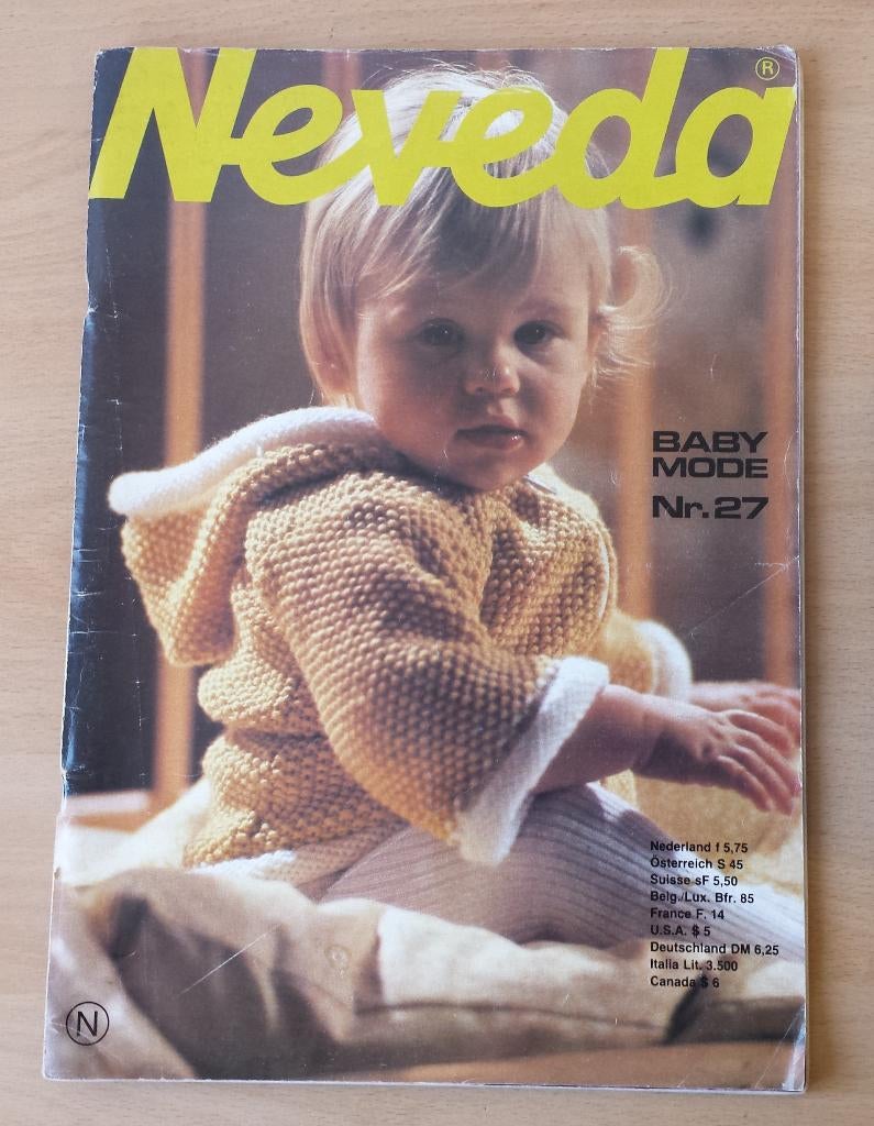 Neveda Baby Mode, nr.27 - jaren 70 - breien en haken, Neveda, Gebruikt, Breien of Haken, Ophalen of Verzenden