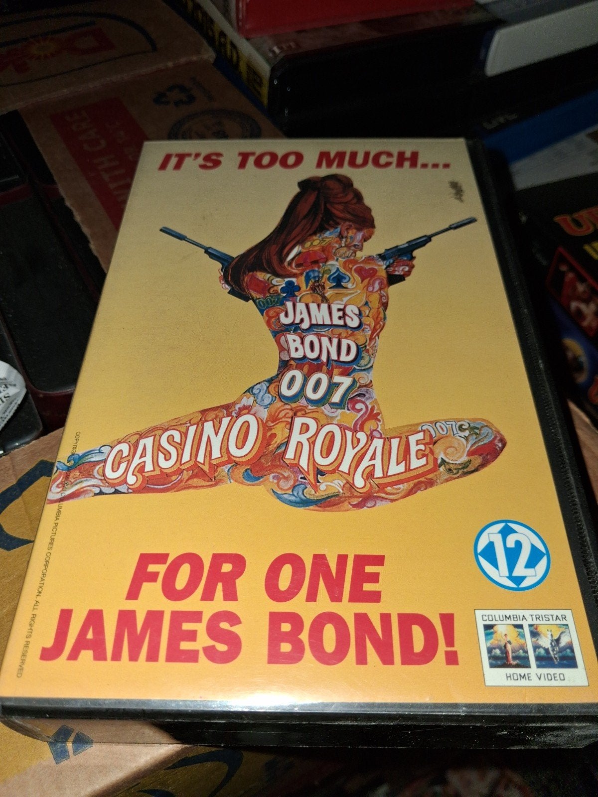 Vhs - Casino Royale, Cd's en Dvd's, VHS | Film, Vanaf 16 jaar, Ophalen of Verzenden, Zo goed als nieuw, Actie en Avontuur