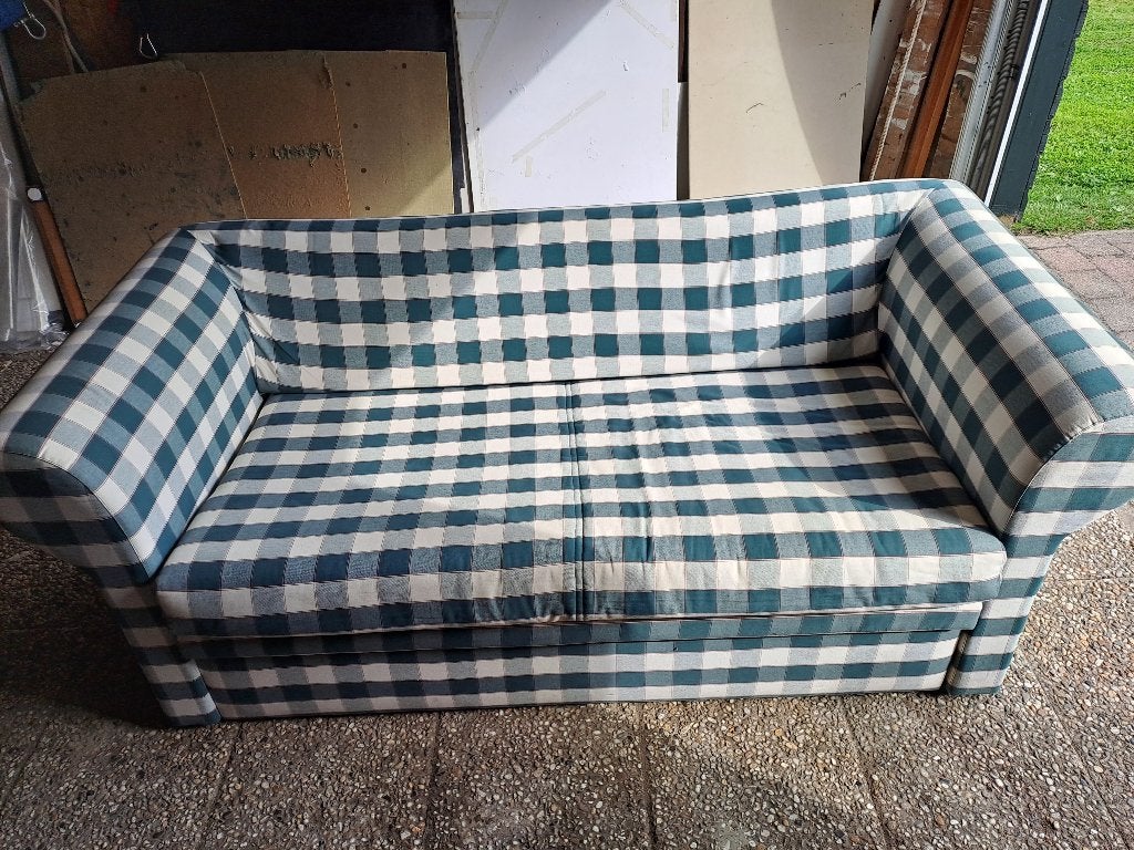 slaapbank, Huis en Inrichting, Slaapkamer | Slaapbanken, Ophalen, Gebruikt, Meerkleurig, Tweepersoons