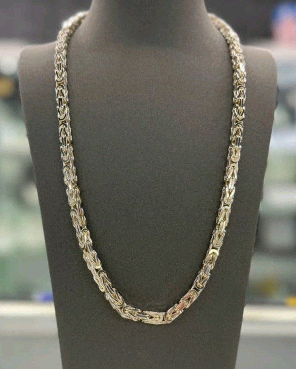 konings schakel zilver met bijpassend armband lengte 65 cm, Sieraden, Tassen en Uiterlijk, Kettingen, Ophalen of Verzenden, Zo goed als nieuw