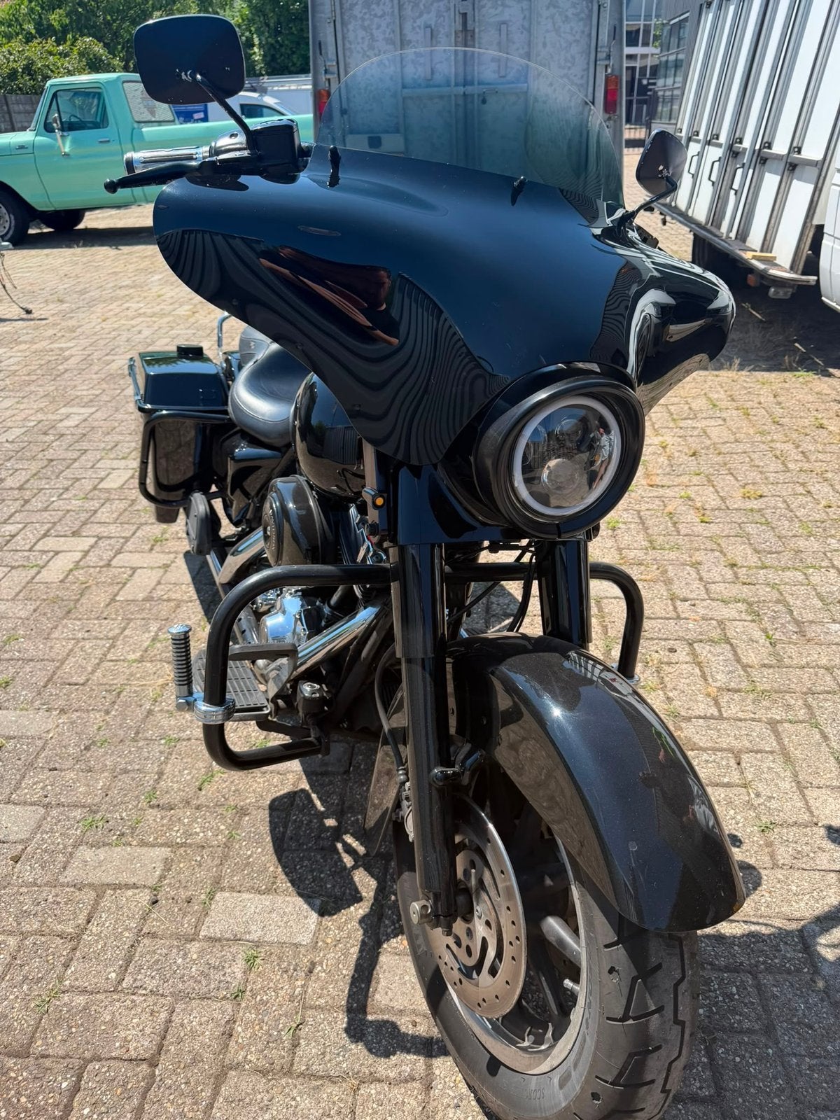 Harley-Davidson Road King Police - Zwart, Goede Staat, Motoren, 2 cilinders, Motorrijbewijs A, Gebruikt, 1500 cc
