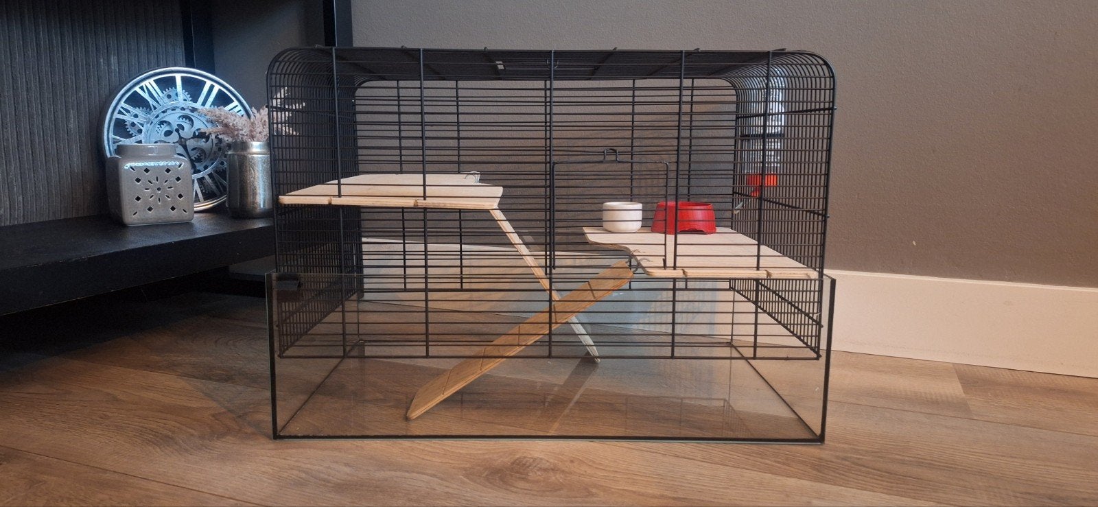 Hamster kooi, Dieren en Toebehoren, Ophalen of Verzenden, Zo goed als nieuw, Loopwiel of Rad