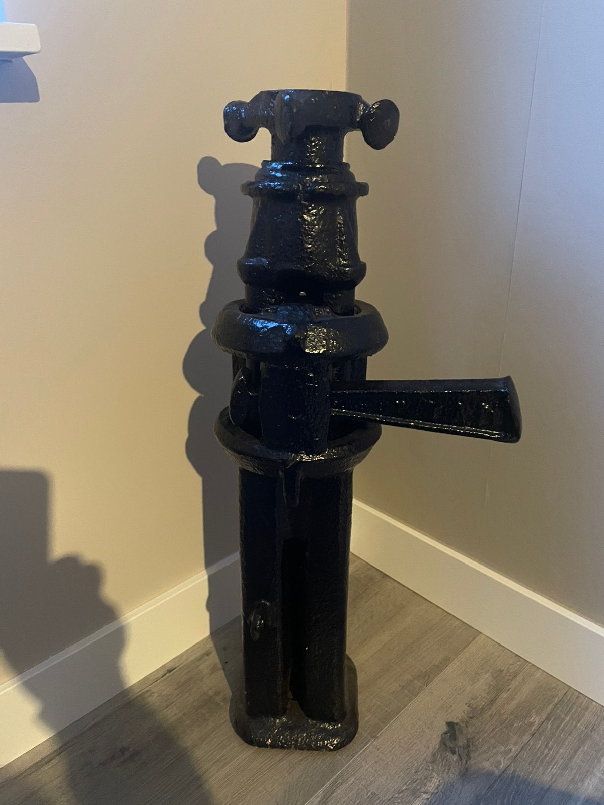 Antieke gietijzeren mijnstut - decoratief object, Ophalen