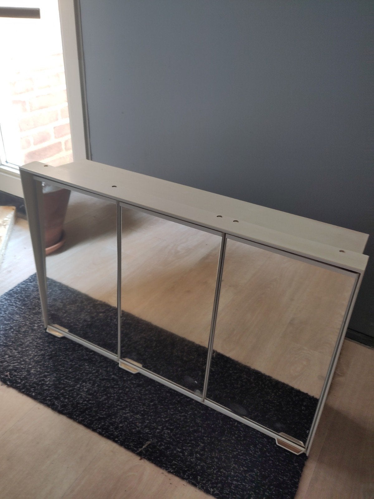 Oude spiegelkast gratis af te halen, Huis en Inrichting, Ophalen, 100 tot 150 cm, 100 tot 150 cm, 25 tot 50 cm