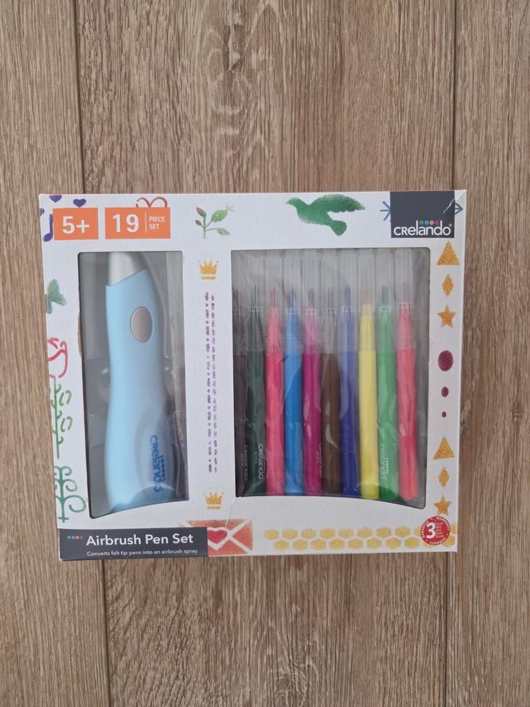 Crelando Airbrush Pen Set, Ophalen of Verzenden, Gebruikt, Overige typen