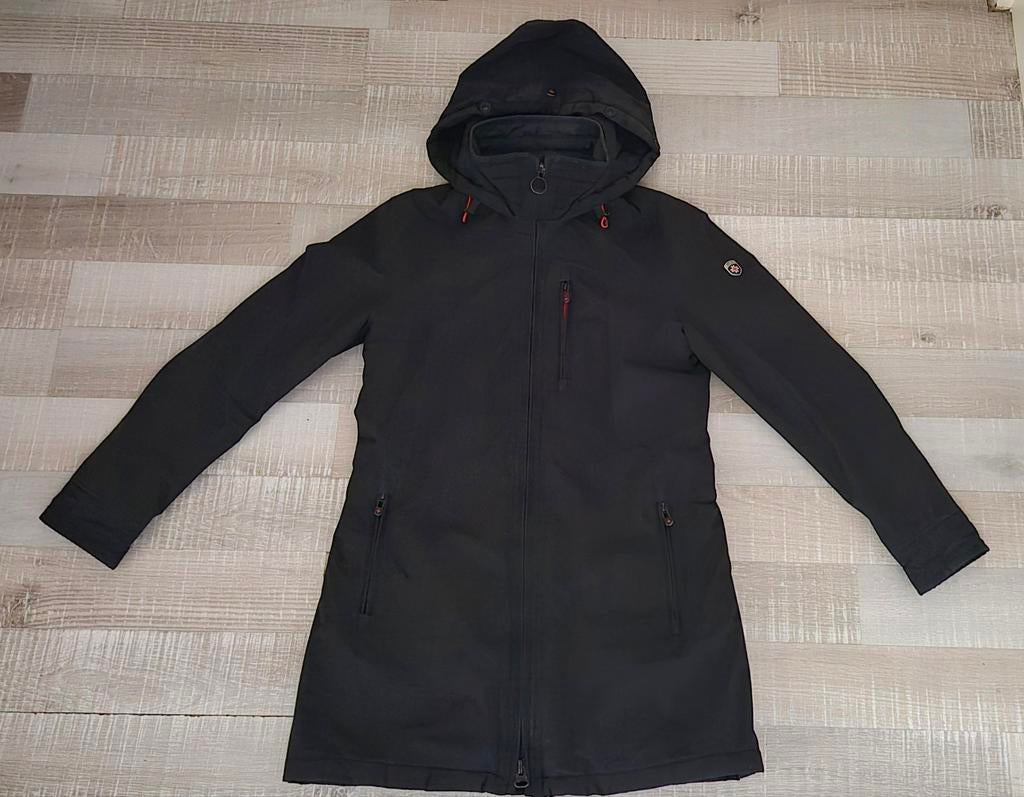 Wellensteyn wind en waterdichte jas, maat S, ZGAN, Kleding | Dames, Maat 38/40 (M), Wellensteyn, Zwart, Ophalen of Verzenden