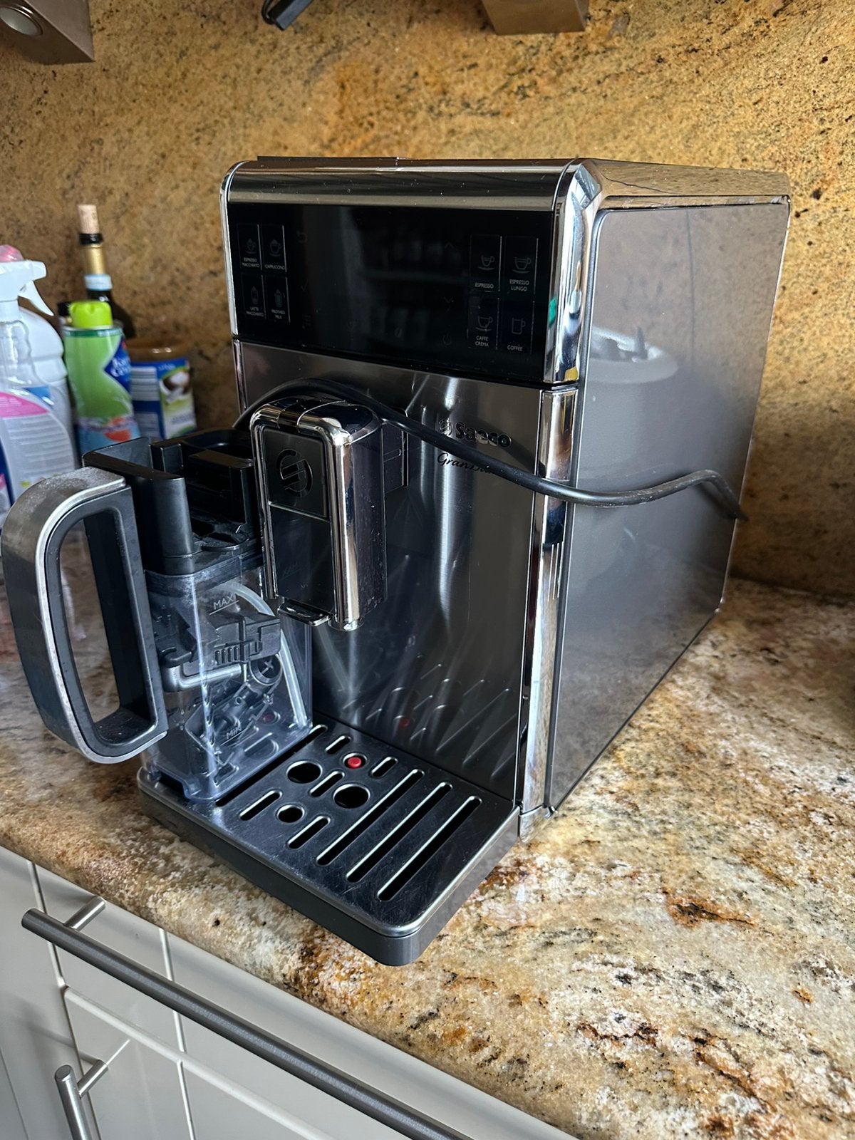 Philips Saeco Barista koffiebonen apparaat, Witgoed en Apparatuur, Koffiezetapparaten, Ophalen, Gebruikt, Koffiemachine, Koffiebonen