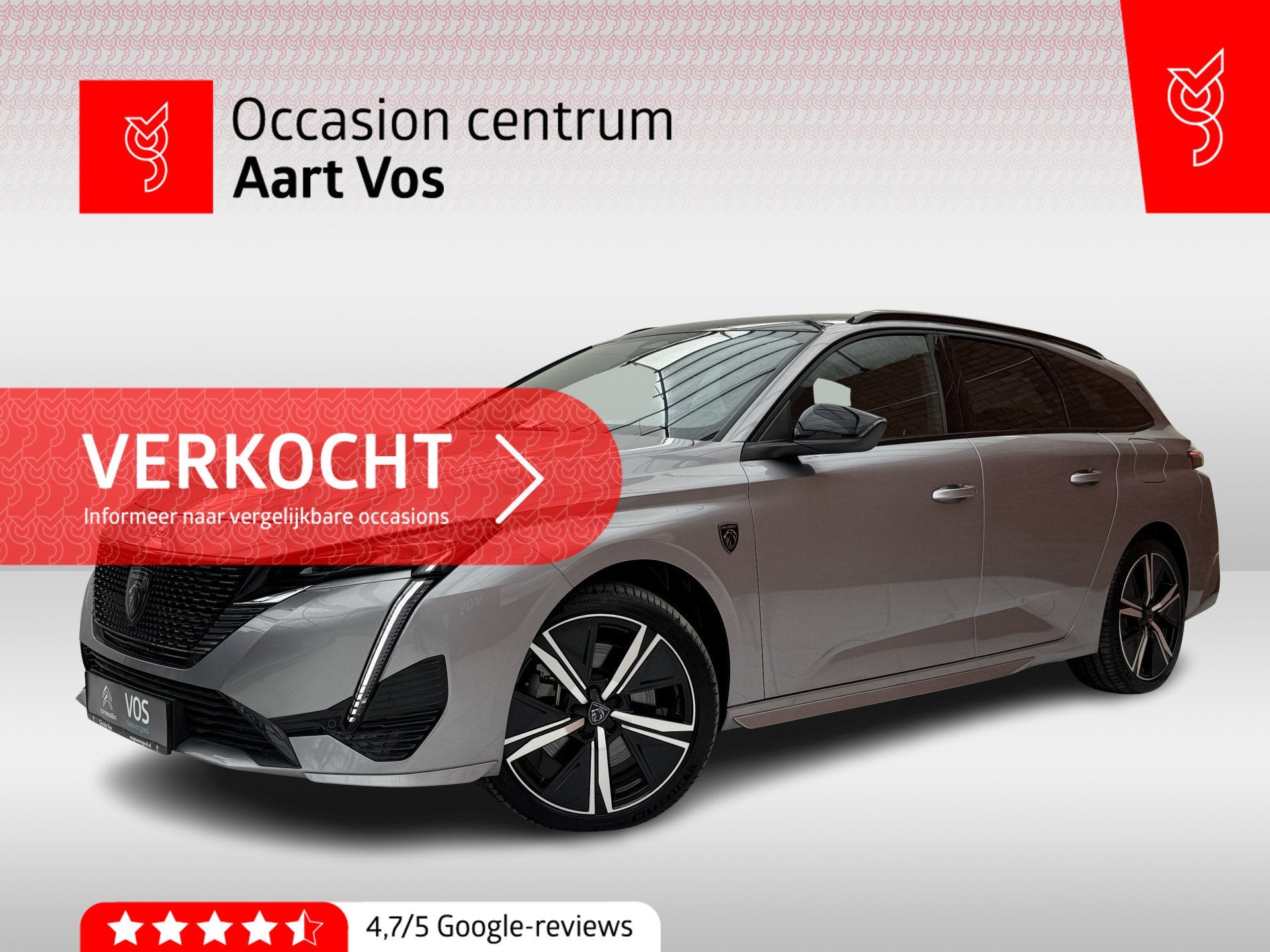 Peugeot 308 SW Plug-in Hybrid 225 GT | Schuifdak | Stoelverw, Auto's, 12 maanden, 77 km/l, Gebruikt, Zwart