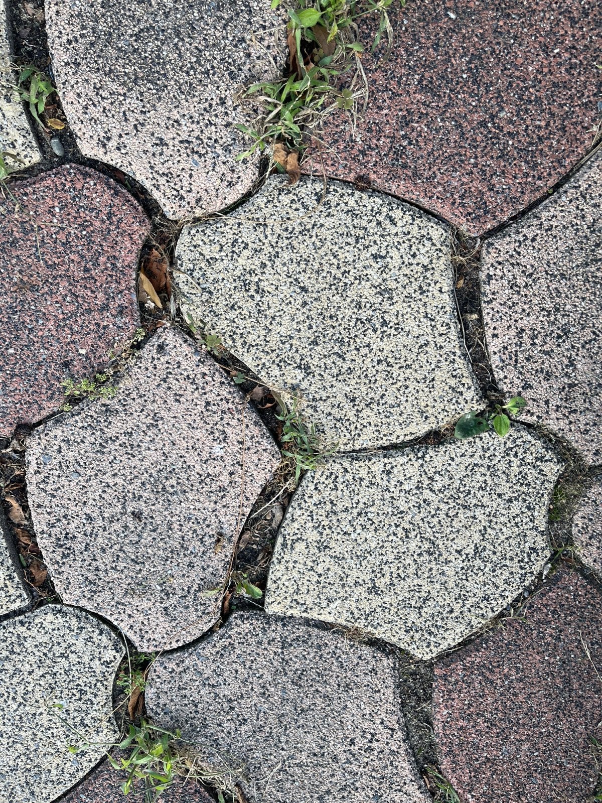 Gratis tegels zsm ophalen - deels nog in de grond, Ophalen, Overige materialen, Gebruikt, 20 tot 40 cm