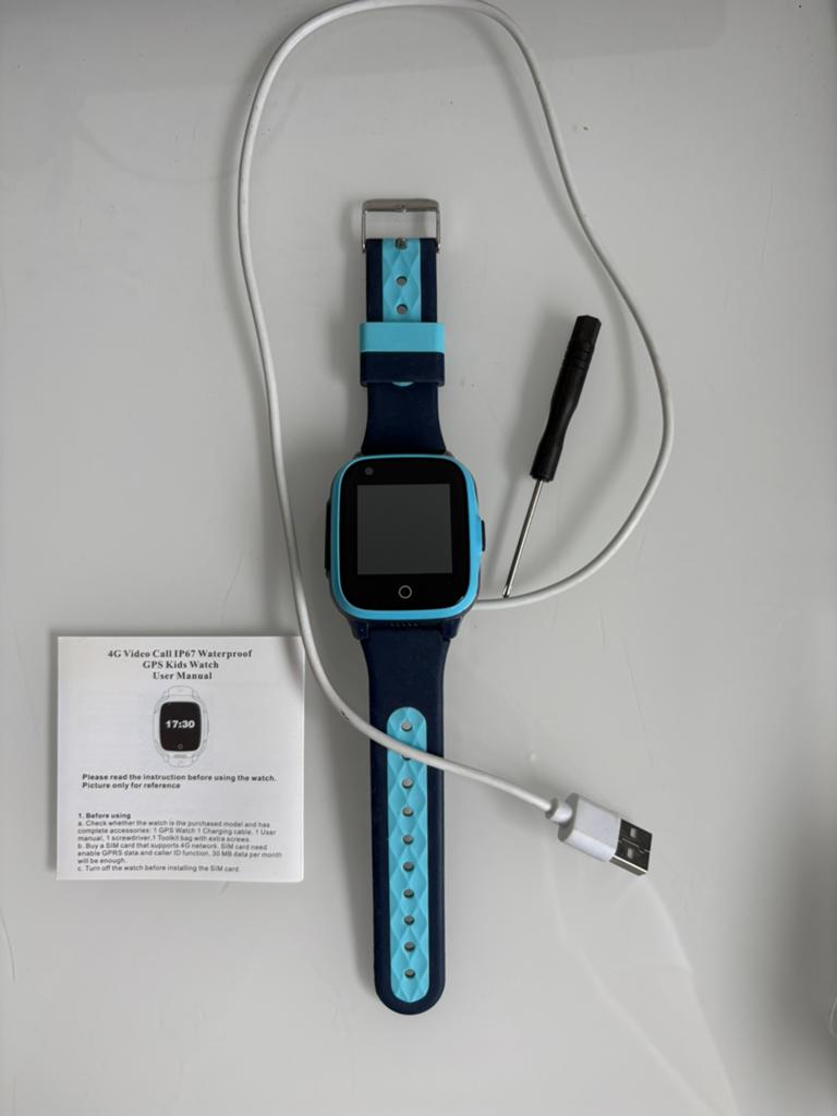 Gps kinderhorloge, Ophalen of Verzenden, Zo goed als nieuw, Zwart, Jongen of Meisje
