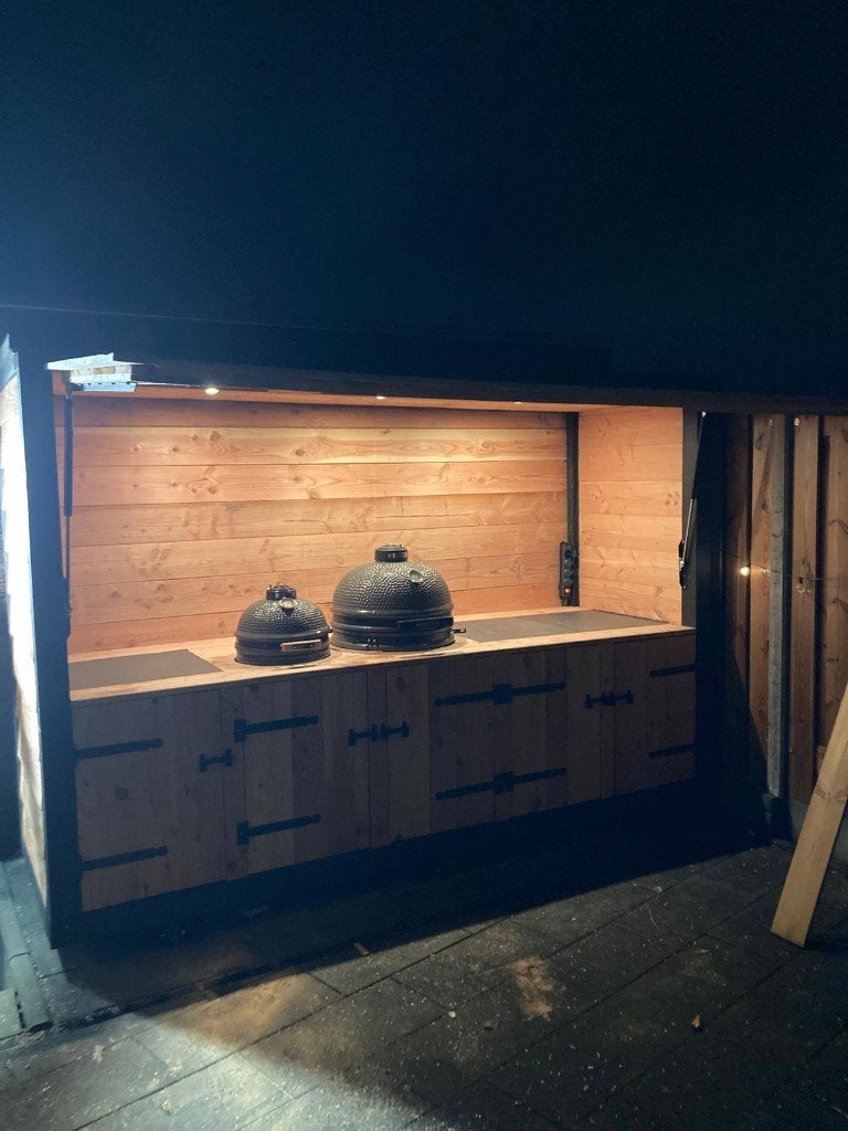 buitenkeuken met luifel B310cm, Ophalen of Verzenden, Nieuw, Houtskool