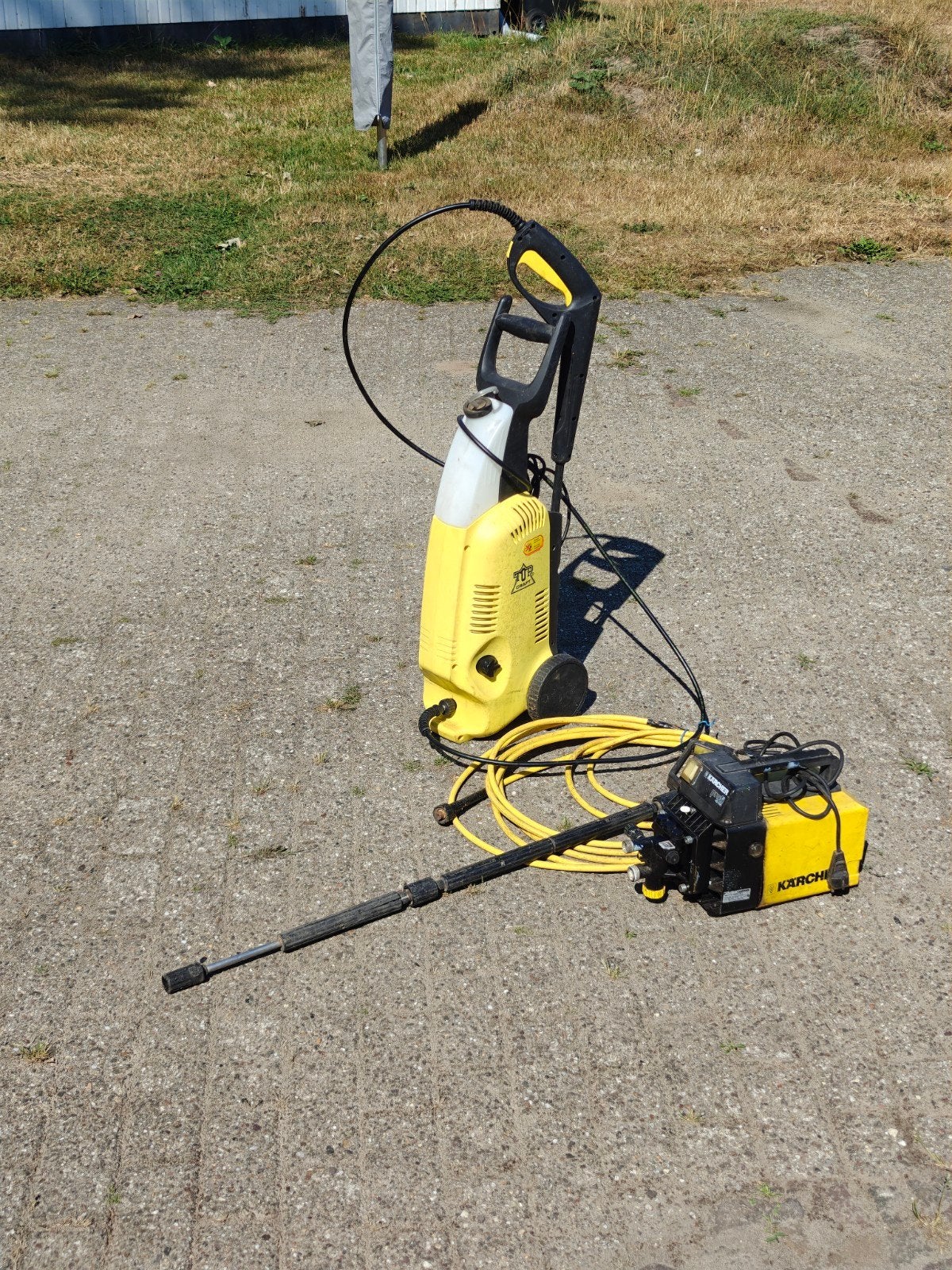 2 Hogedrukspuiten 220V: Kärcher en Top Craft, Ophalen