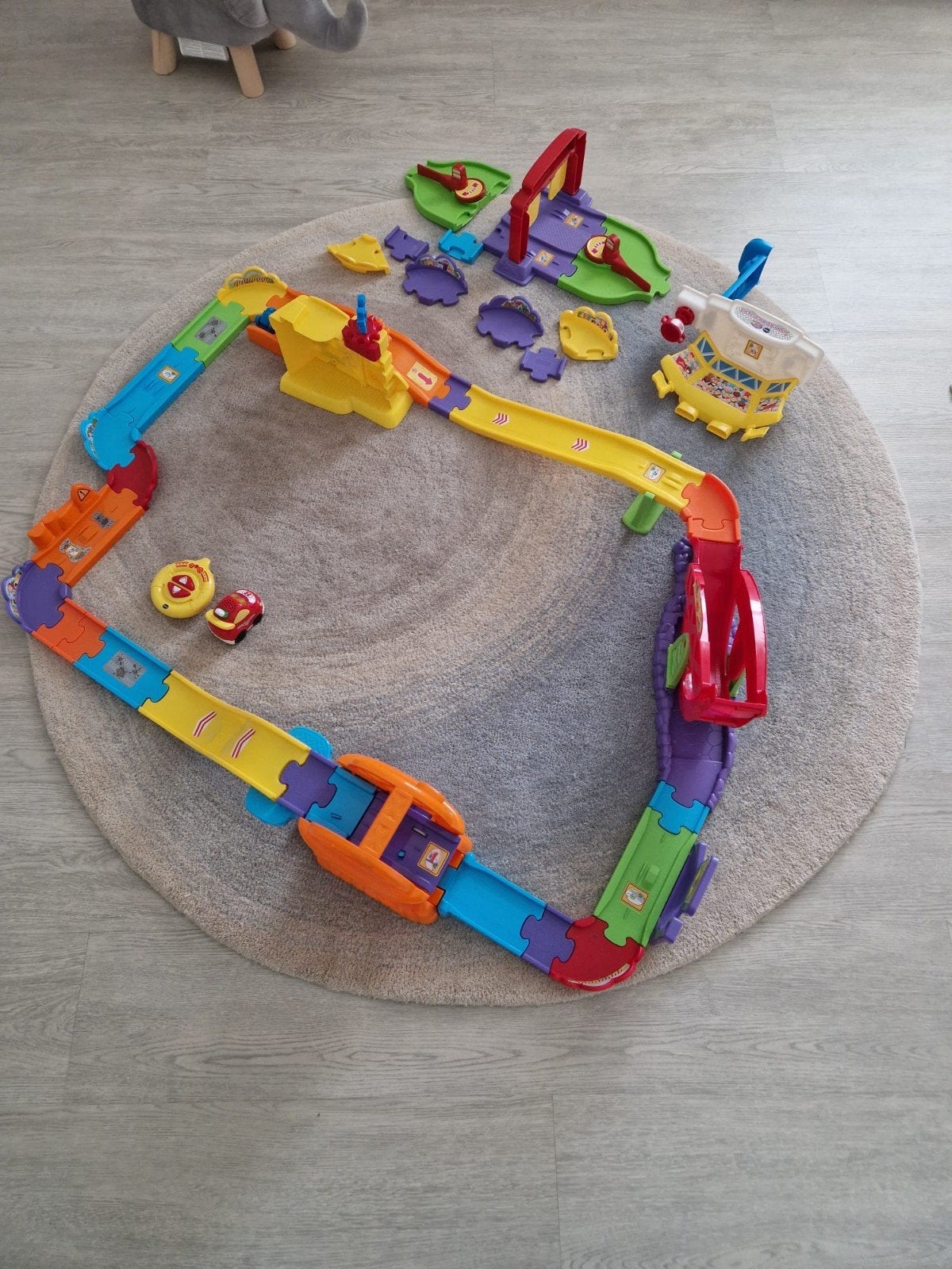 Toet toet auto's Rick de race auto Vtech, Kinderen en Baby's, Speelgoed | Vtech, Ophalen, Zo goed als nieuw, 2 tot 4 jaar
