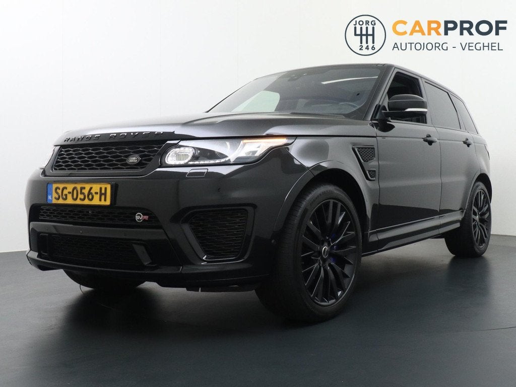 Land Rover Range Rover Sport 5.0 V8 Supercharged SVR 550 PK, Auto's, Land Rover, Automaat, 3000 kg, Zwart, Bedrijf
