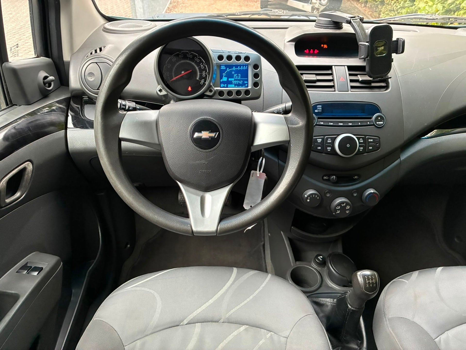 Chevrolet Spark 1.0i 16V I Airco I Centrale Deurvergrendelin, Auto's, Chevrolet, Voorwielaandrijving, Stof, Gebruikt, 4 cilinders