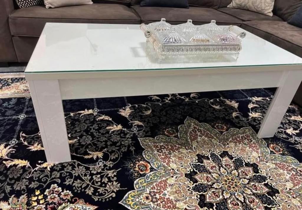 Hoogglans salontafel, Ophalen of Verzenden, Zo goed als nieuw, Rechthoekig
