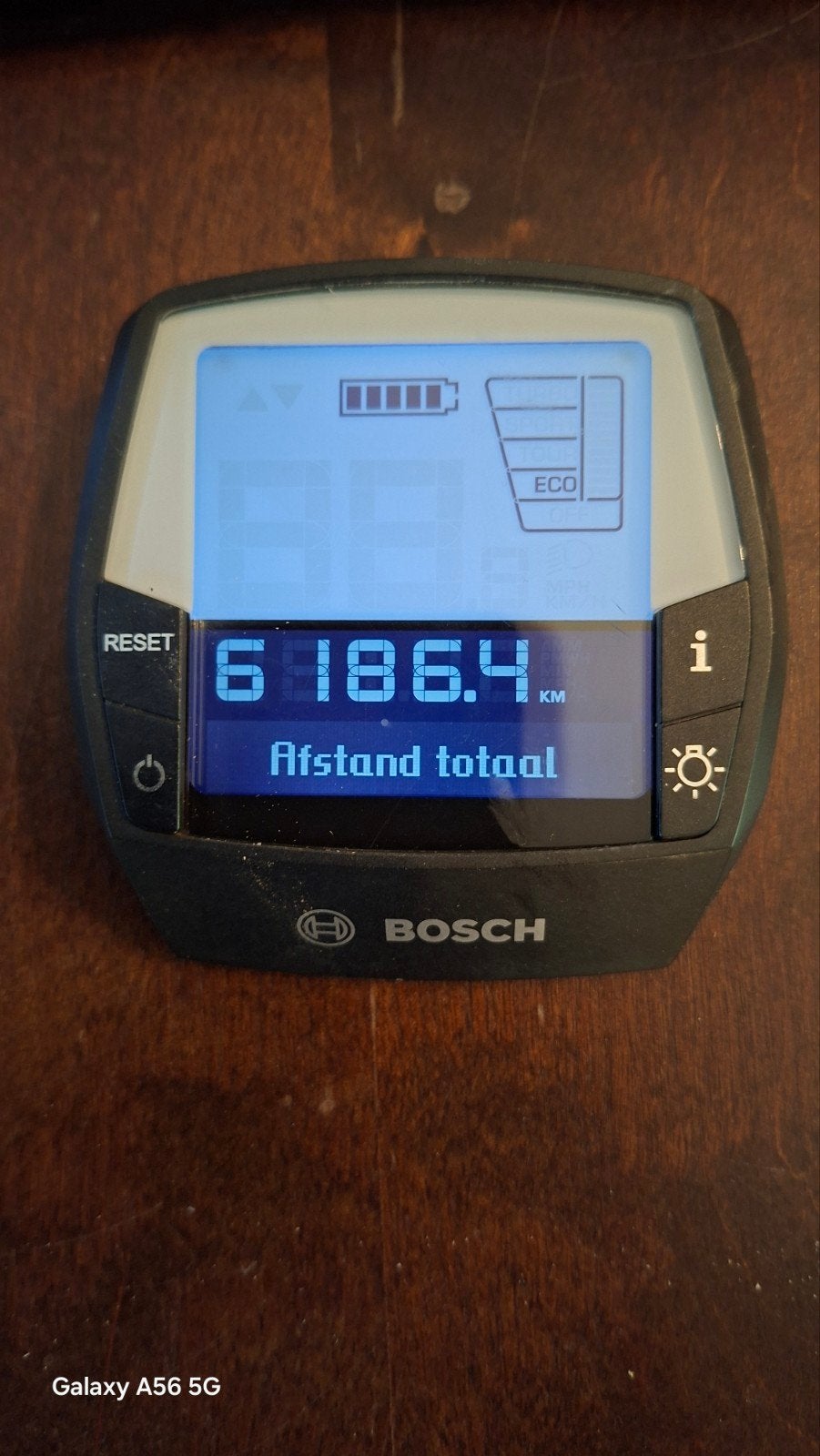 Display ebike Bosch systeem, Ophalen