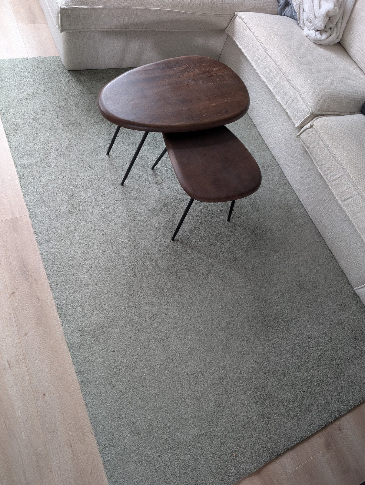 Karwei vloerkleed licht groen 160x230cm, Ophalen, Gebruikt, 150 tot 200 cm, 200 cm of meer