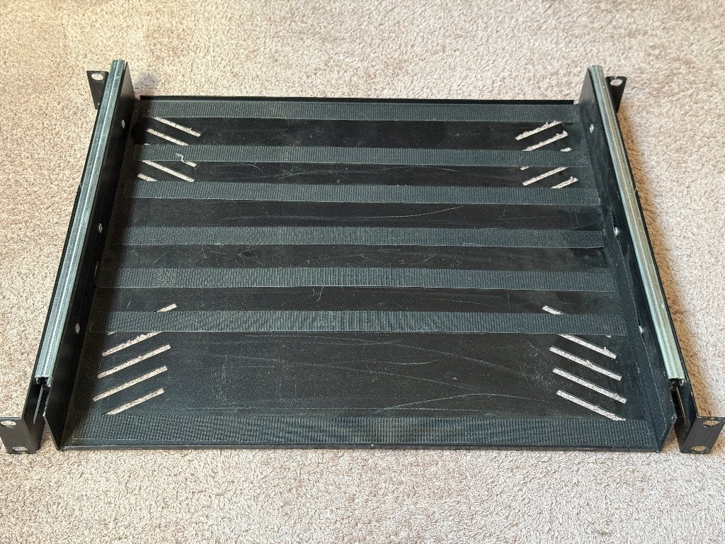 19 inch rack tray 38 cm diep 1 HE hoog, Ophalen of Verzenden, Gebruikt, Overige instrumenten