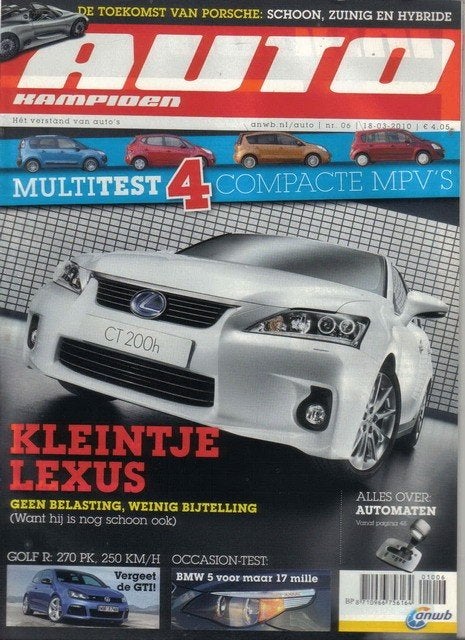 Autokampioen 6 2010 : VW Golf GTI MK1 - Golf R - BMW 520i, Ophalen of Verzenden, Gelezen, Algemeen