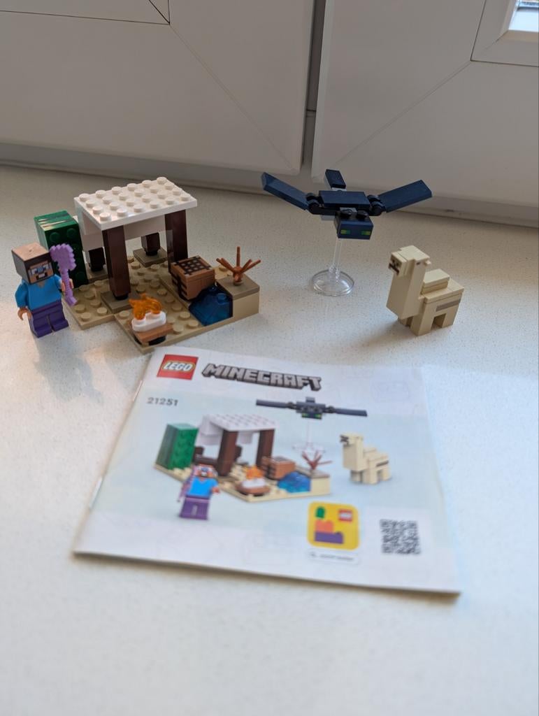 Lego Minecraft De Woestijnexpeditie (21251), Compleet, Minecraft, Lego, Ophalen of Verzenden