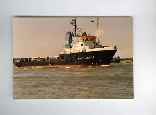 scheepvaart-foto-smit manta, Ophalen of Verzenden, Zo goed als nieuw, Motorboot, Boek of Tijdschrift