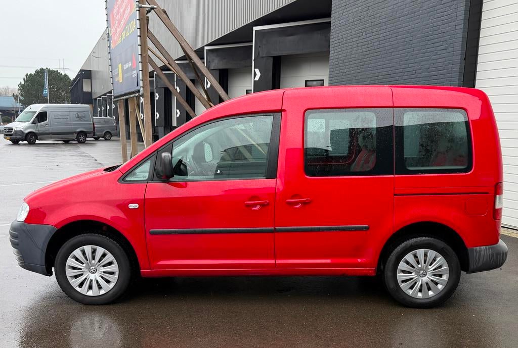 Volkswagen Caddy 1.4 Optive 7PERSOONS/CLIMA/ELKPAKKET/APK, Auto's, Volkswagen, Stof, Gebruikt, 4 cilinders, 7 stoelen