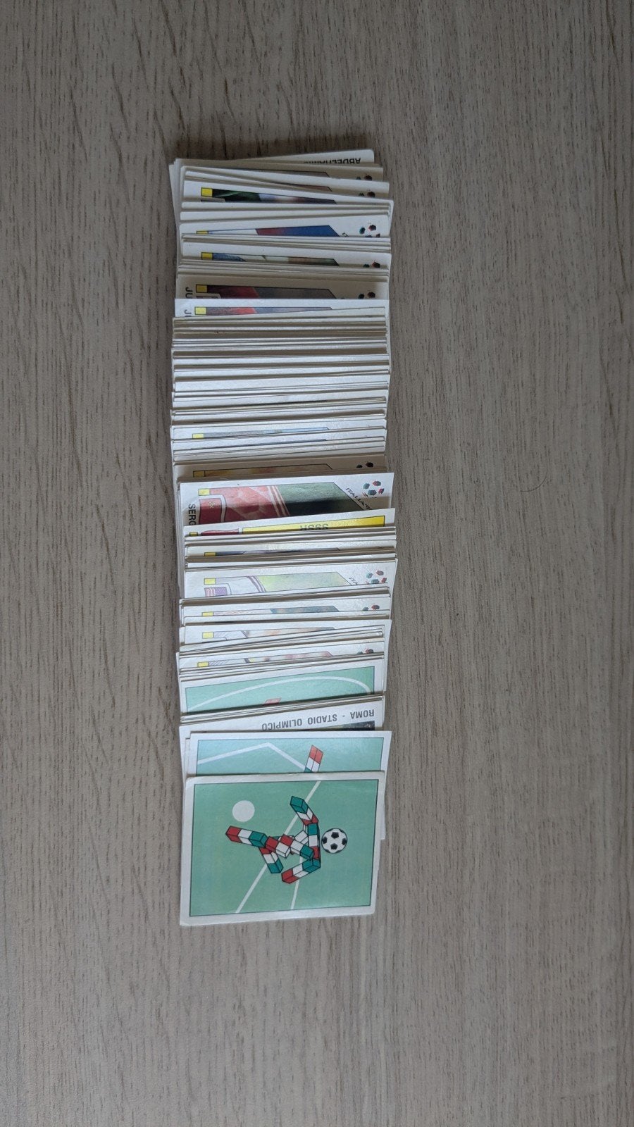 Panini WK 1990 - 188 stickers, Ophalen of Verzenden, Zo goed als nieuw, Buitenlandse clubs, Poster, Plaatje of Sticker