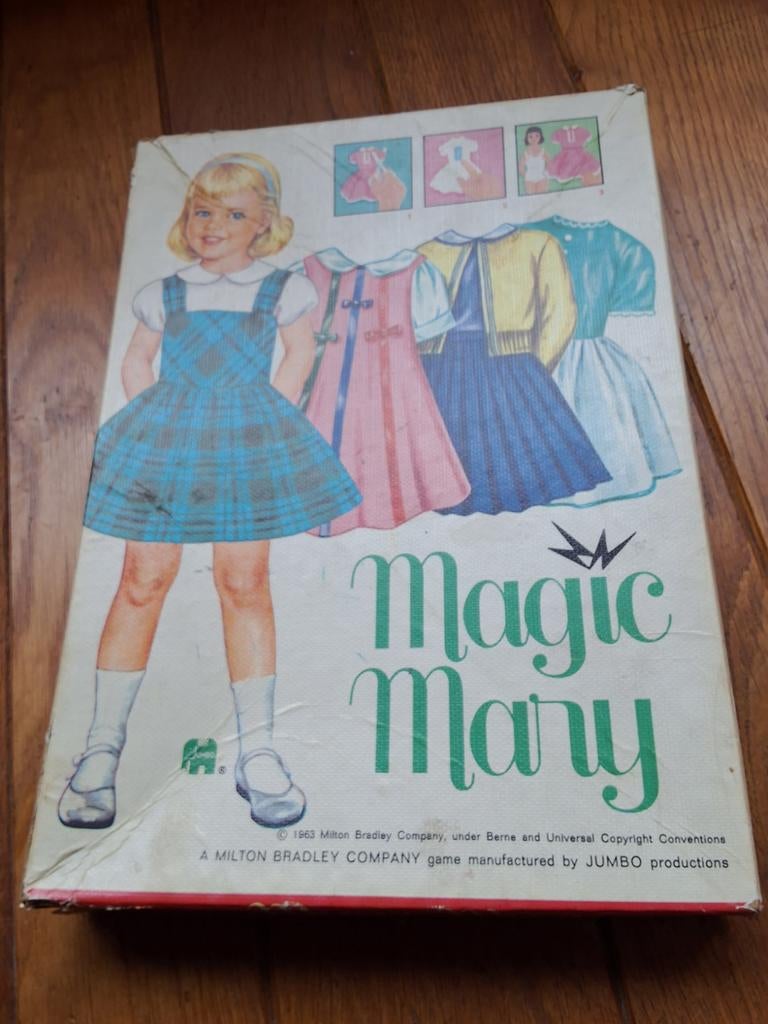 Vintage Magic Mary aankleedpop met kleding (1963), Ophalen of Verzenden, Gebruikt, Overige typen