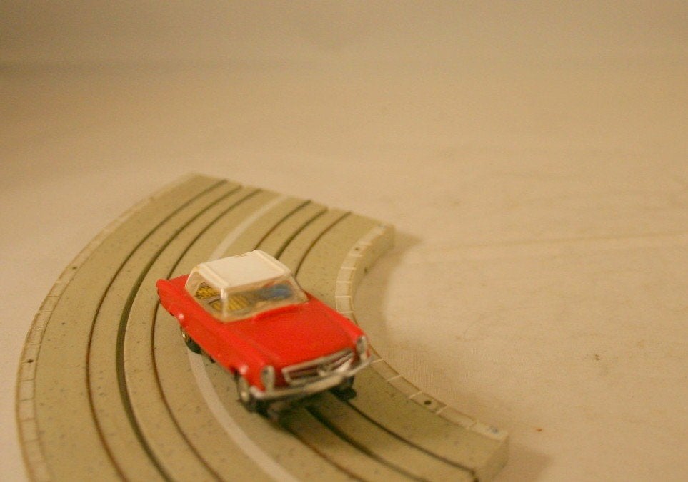Faller AMS Mercedes 230 SL Coupé, Verzenden, Zo goed als nieuw, Elektrisch, Overige merken