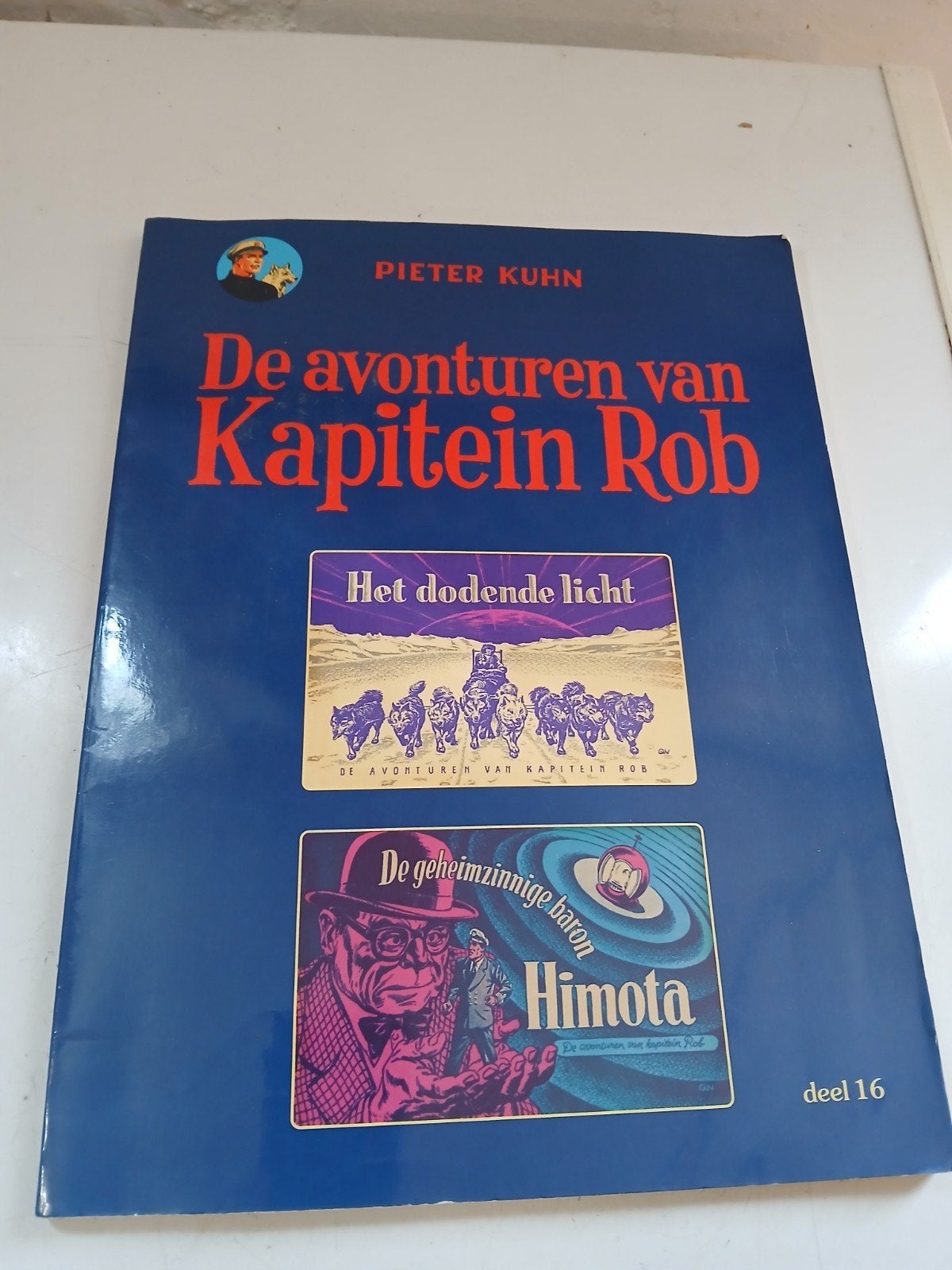 Kapitein Rob - Het dodende licht / De geheimzinnige baron, Eén stripboek, Ophalen of Verzenden, Gelezen, Pieter Kuhn