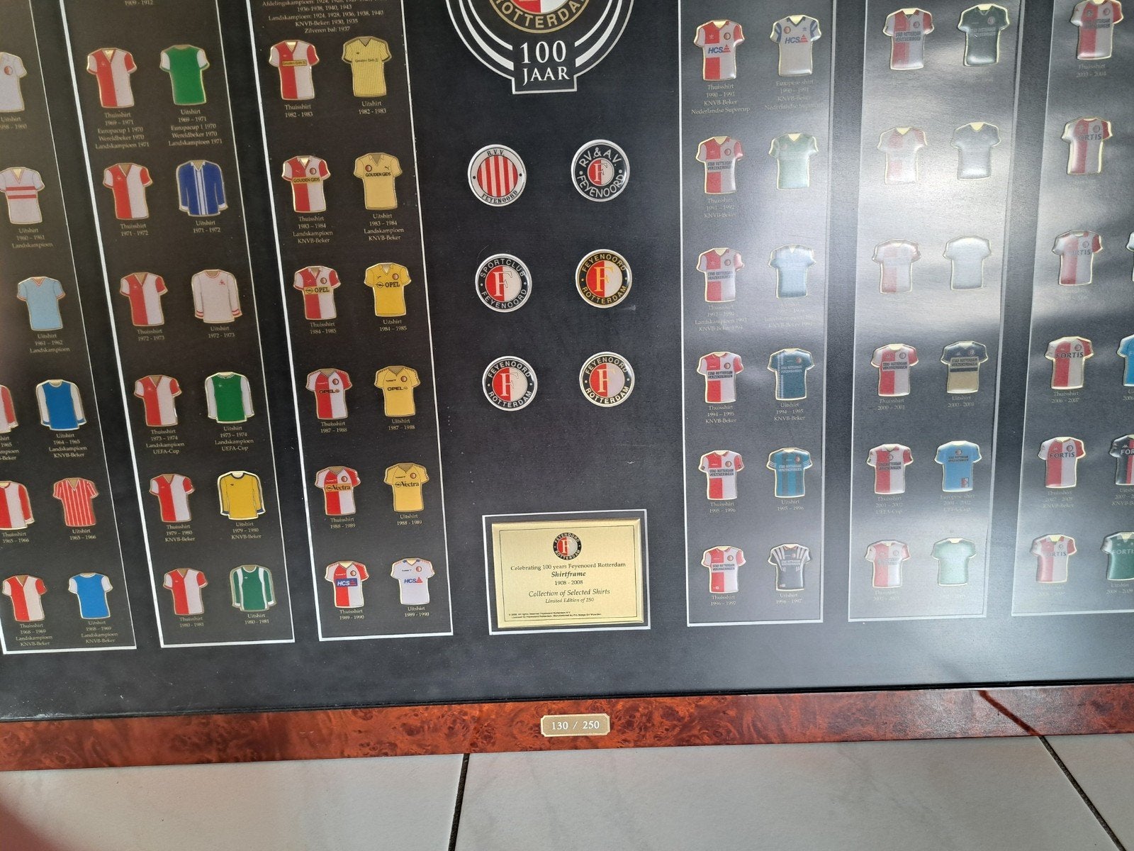 Feyenoord shirt frame 100 jarig jubileum, Ophalen of Verzenden