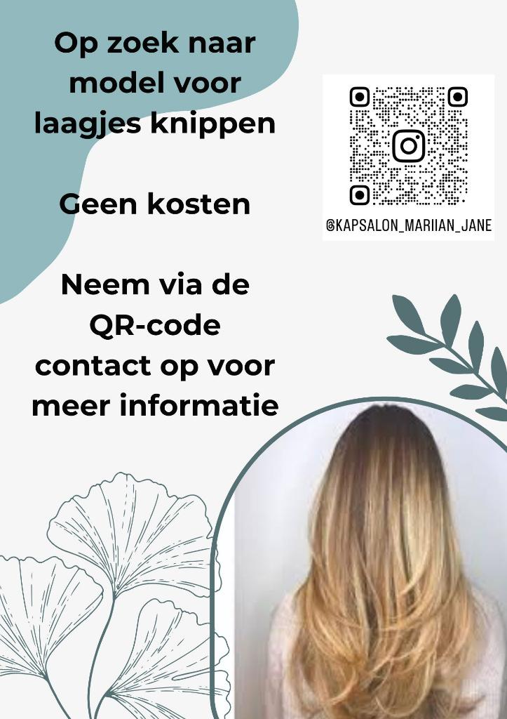 Model gezocht kapper Eindhoven, Vacatures, Vacatures | Modellen, 33 - 40 uur, Overige niveaus, Overige vormen
