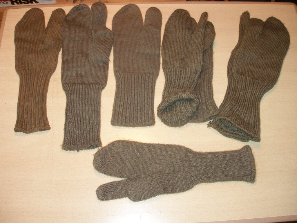 Wollen handschoenen met schietvinger, Ophalen of Verzenden, Landmacht, Nederland, Kleding of Schoenen