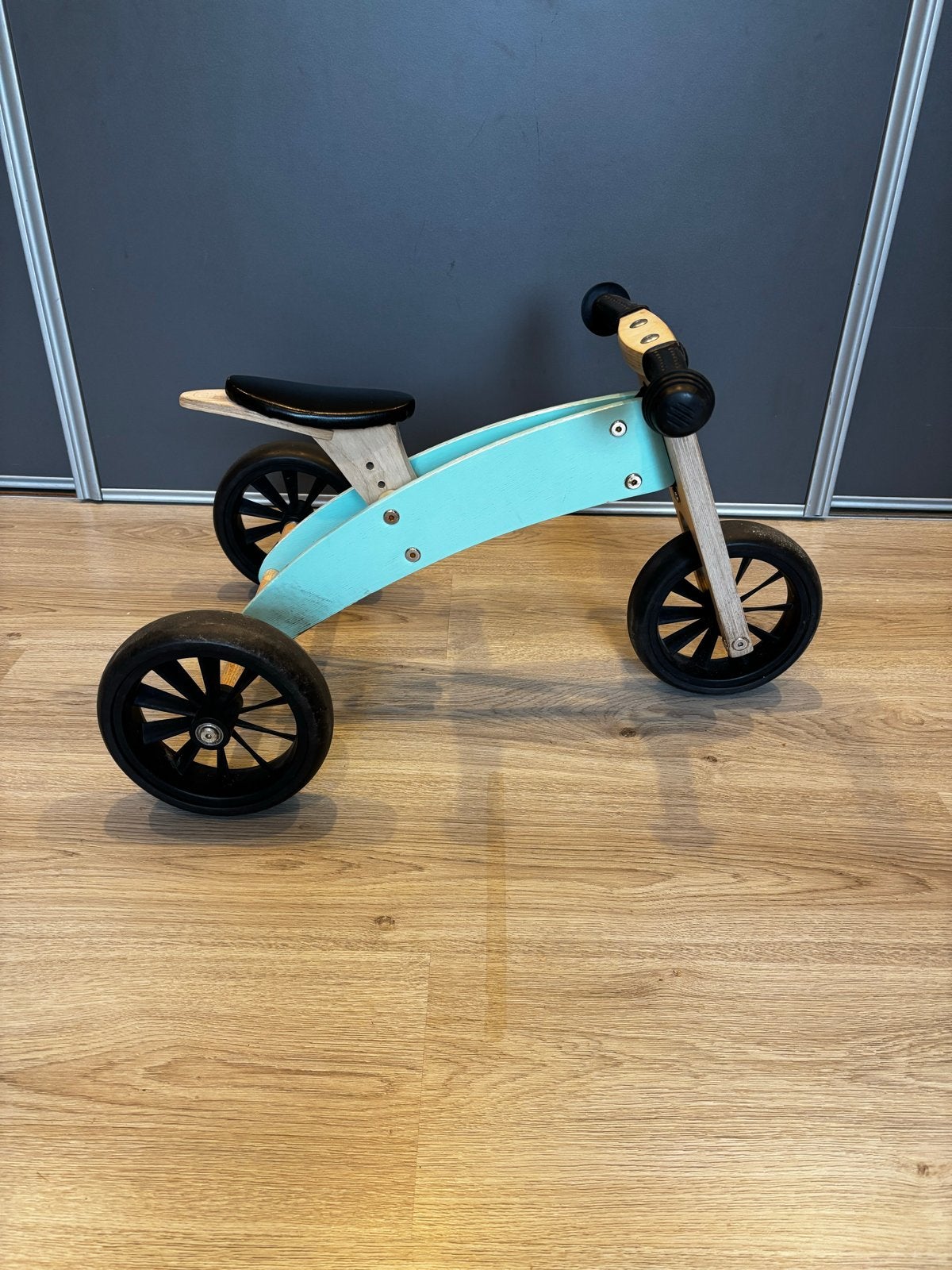 Houten Loopfiets, Kinderen en Baby's, Speelgoed | Buiten | Voertuigen en Loopfietsen, Ophalen, Gebruikt, Loopfiets