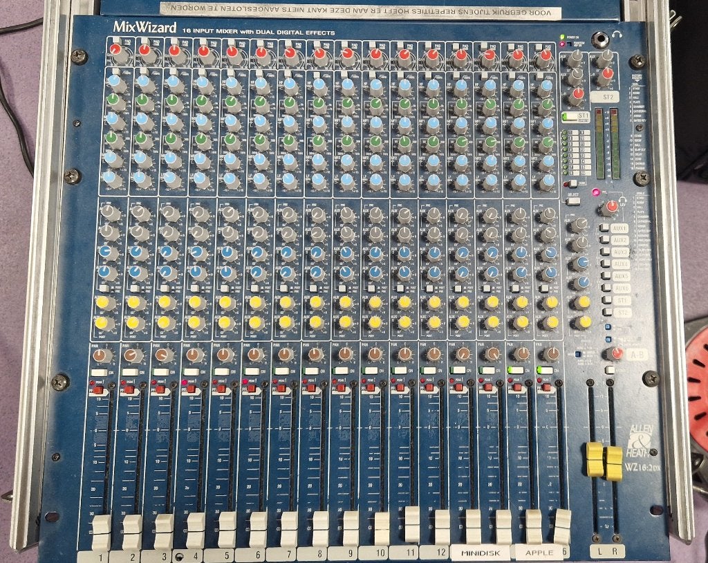 Mengpaneel Allen & Heath MixWizard WZ16:2DX, Ophalen, Gebruikt