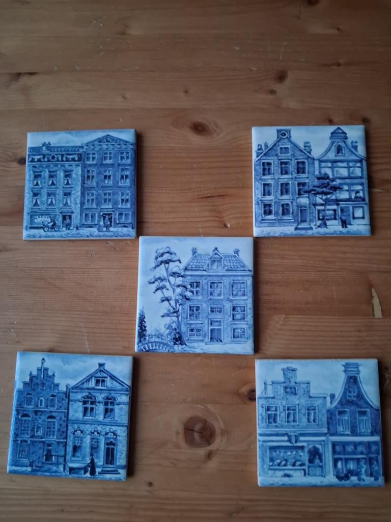 5 onderzetters van KLM, Ophalen of Verzenden, Gebruikt, 1 t/m 20
