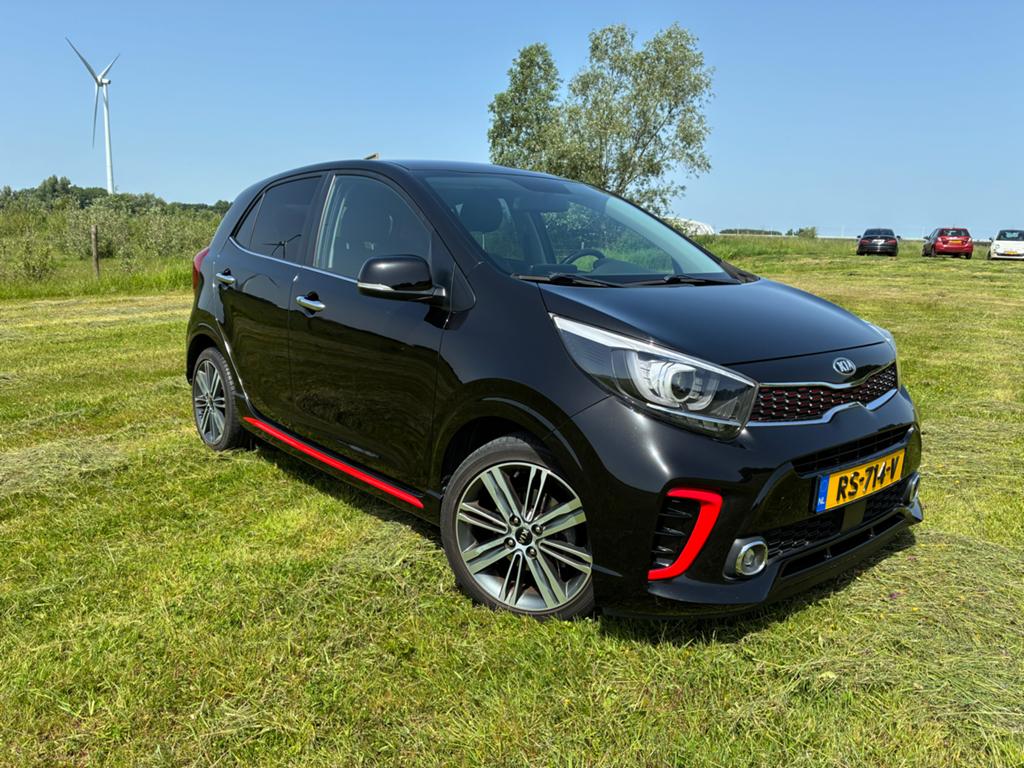 Kia Picanto 1.0 T-gdi 100 PK Garantie tot 01-2028, Voorwielaandrijving, 920 kg, Startonderbreker, Zwart