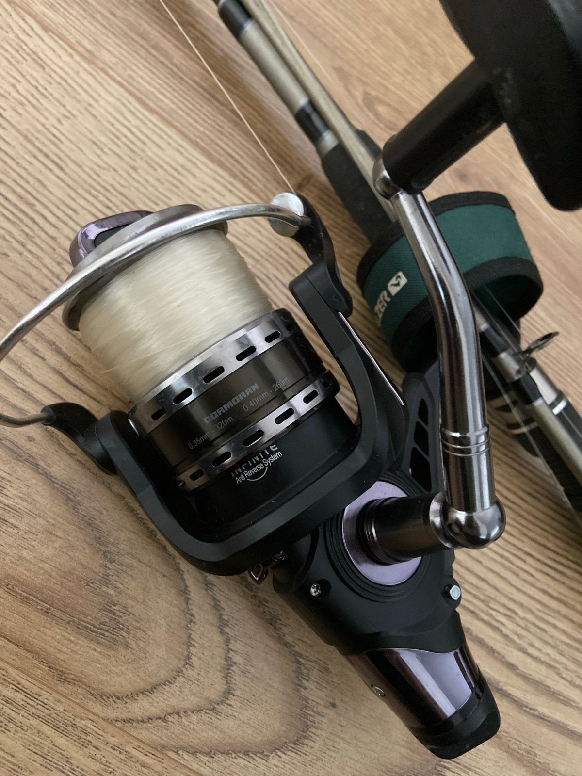 Cormoran molen, Ophalen, Gebruikt, Complete hengel